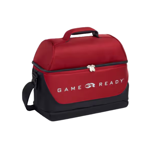 Een rood-zwarte game ready draagtas.