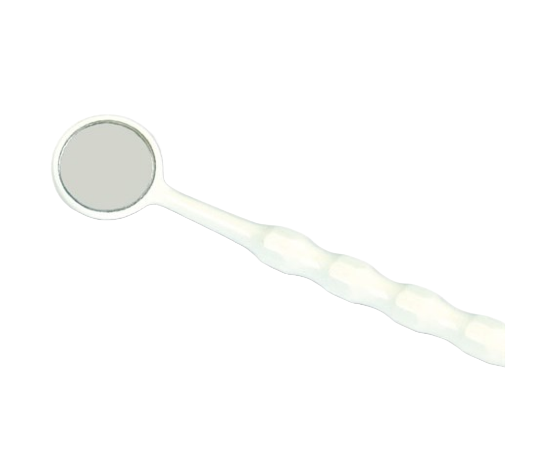 Vooraanzicht van een witte H&W Mondspiegel