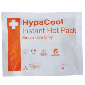 vooraanzicht van een HypaCool instant hot pack
