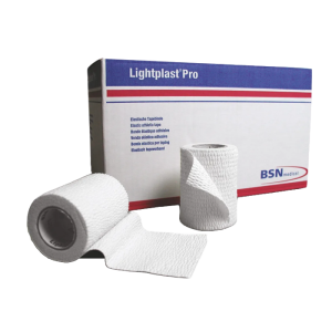 Een doos Lightplast pro met een paar rollen ervoor