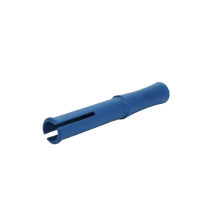 Een blauwe medi wrap rolhouder
