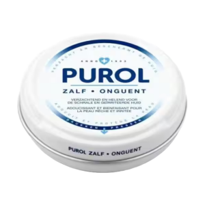 een bakje Purol met daarin 30ml aan purol zalf