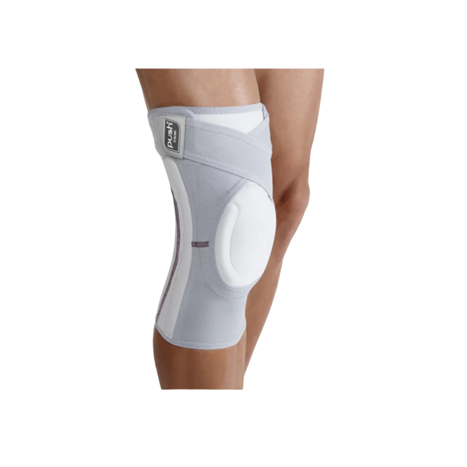 Een push care kniebrace om een pasvorm knie