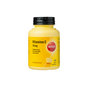 Een pot Roter Vitamine C tabletten van 400 tabletten met 70 mg per tablet
