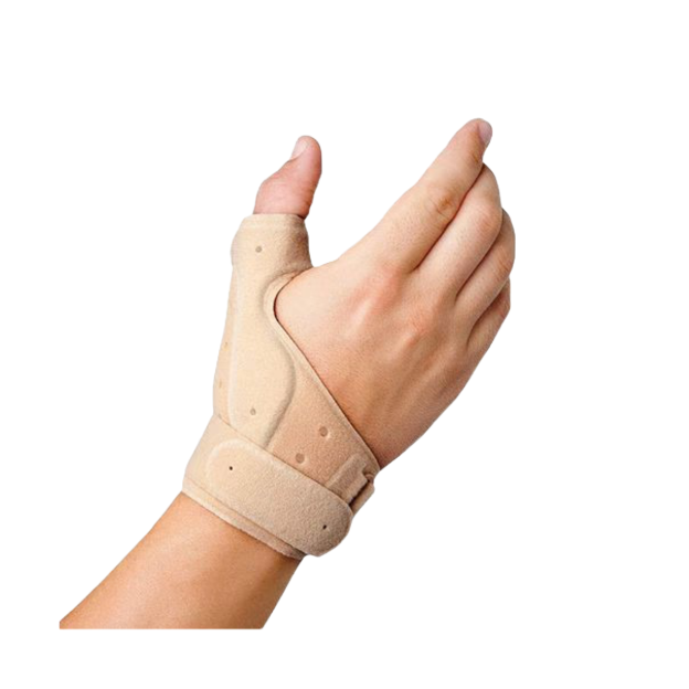 De beige orliman manutec fix rizart duimbrace om een pasvorm duim