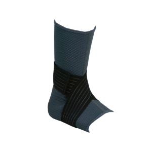 Een Secutex Enkelbandage Neopreen om een enkel