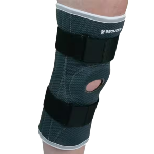 Een Secutex Kniestabilisator Neopreen om een knie
