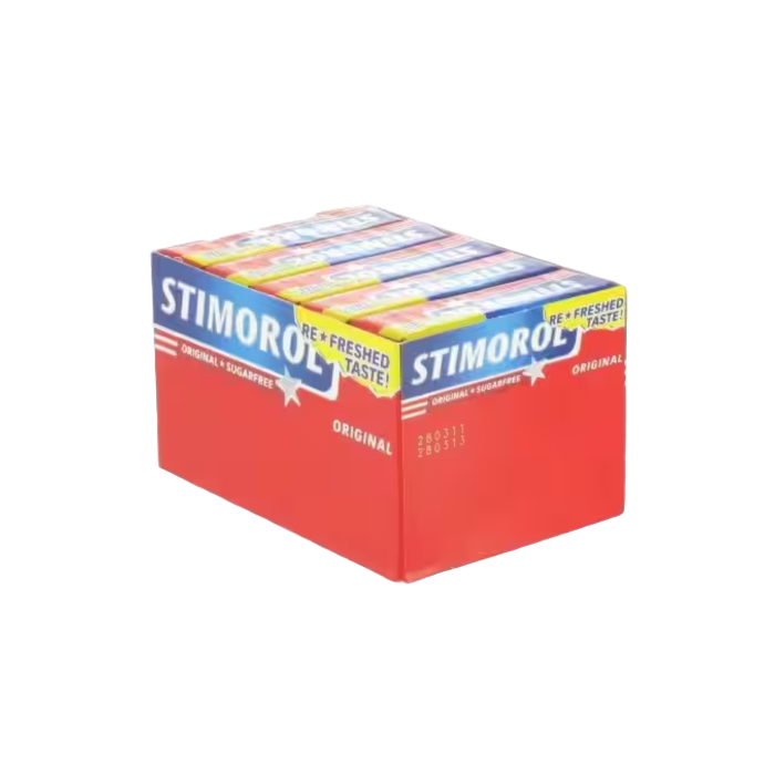 Een verpakking van de Stimorol kauwgum