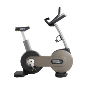 Een zijaanzicht van de TechnoGym New Bike Excite+ 500i