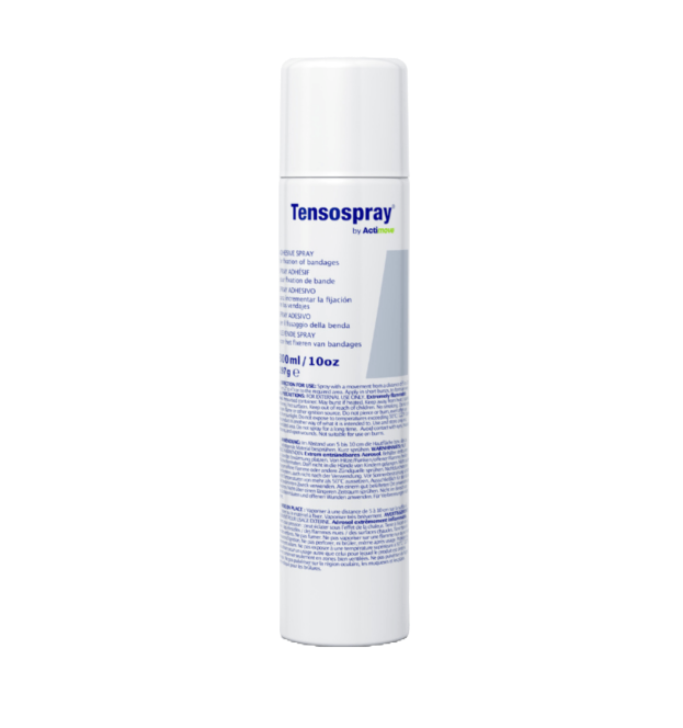 een bus Tensospray met een inhoud van 300ml