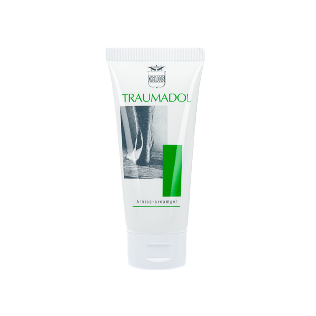 Een tube met daarin 100ml traumadol arnica gelei