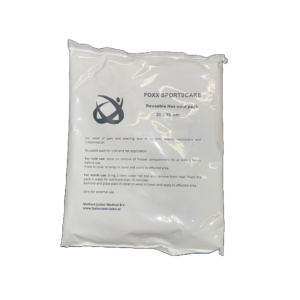 Een foxx hot-cold pack met een afmeting van 15x20cm