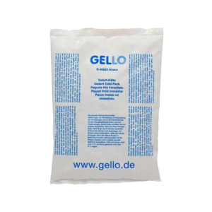 Een Gello instant cold pack met een afmeting van 15x22cm