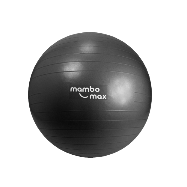 Een Mambo balansbal zwart met een diameter van 85cm