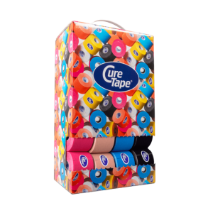 Een Curetape big boy classic met daarin 40 rollen curetape