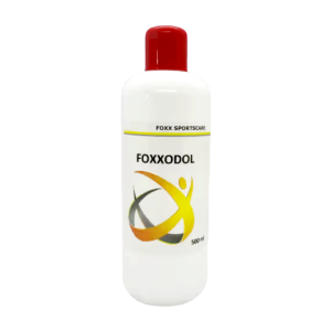 Een wit flesje met daarin 500ml aan foxxodol
