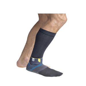Een push sports enkelbrace kicx om een pasvorm enkel