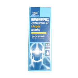 Een doosje met neusdruppels 10 ml