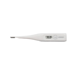 Een Omron basic eco temp thermometer om je temperatuur op te kunnen meten.