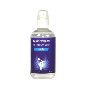 Een flesje met daarin 250ml aan magnesium spray