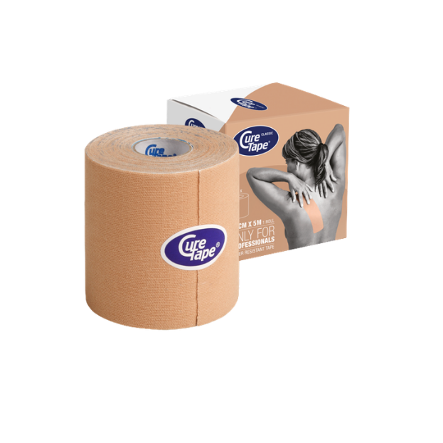 CureTape 7,5 cm x 5 meter Beige - Afbeelding 2