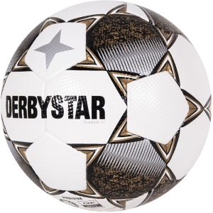 De derbystar classic TT met zwart/goude vlakken.