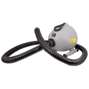 Een elektrische pomp voor een Airtrack product.