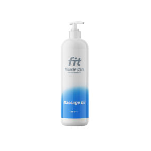 Een flesje met daarin 500ml aan Fit professionale care massageolie