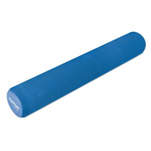 De blauwe Tunturi foamroller verkrijgbaar in 40 en 90cm