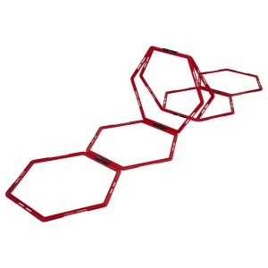 De hexa-hoops uitgeklapt