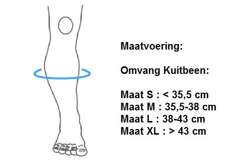 Secutex Kuitbeenbandage Neopreen - Afbeelding 2