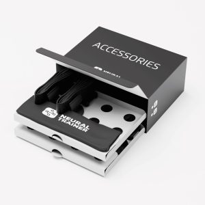 Een doos inclusief 6 Neural Trainer accessoires