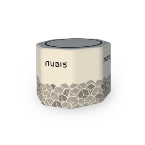Nubis icebath met het logo van Nubis er op gedrukt.