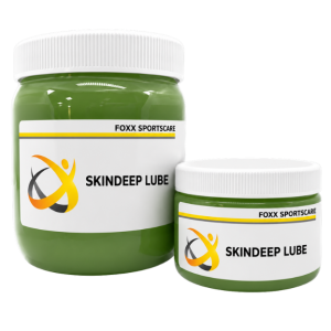 De Skindeep Lube in potten van 125 en 375 gram.