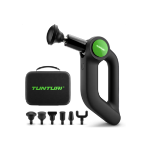 Tunturi massagegun pro met alle opzetstukjes