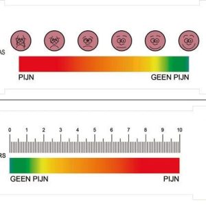 VAS-NPRS Liniaal -Pijnmeetlat