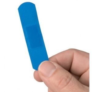 Een detecteerbare HACCP wondpleister van 19 x 72 mm