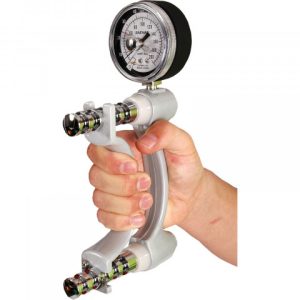 Een handdyanometer saehan hydraulisch in een hand