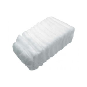 Een stuk witte watten