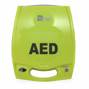 Een Zoll AED Plus volautomaat in de kleur groen