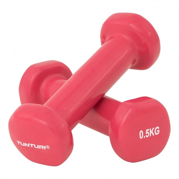 Tunturi Dumbbells Vinyl (2 stuks)