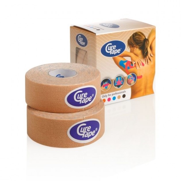 CureTape 2,5 cm x 5 meter Beige