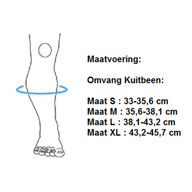 LP 718 Kuitbandage-Onderbeenbrace